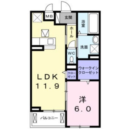 住道駅 徒歩14分 1階の物件間取画像